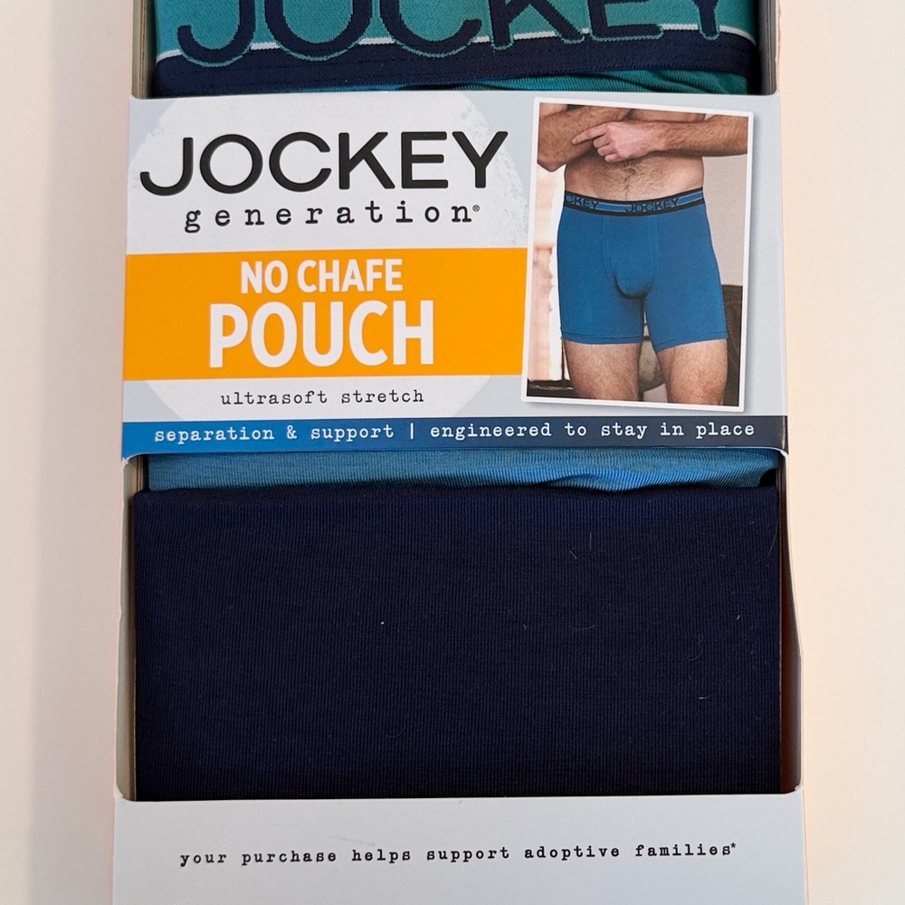 Jockey Generation 3pk Microfiber No Chafe Pouch Boxer Briefs LG NWT 32-34 Waist - Picture 6 of 14